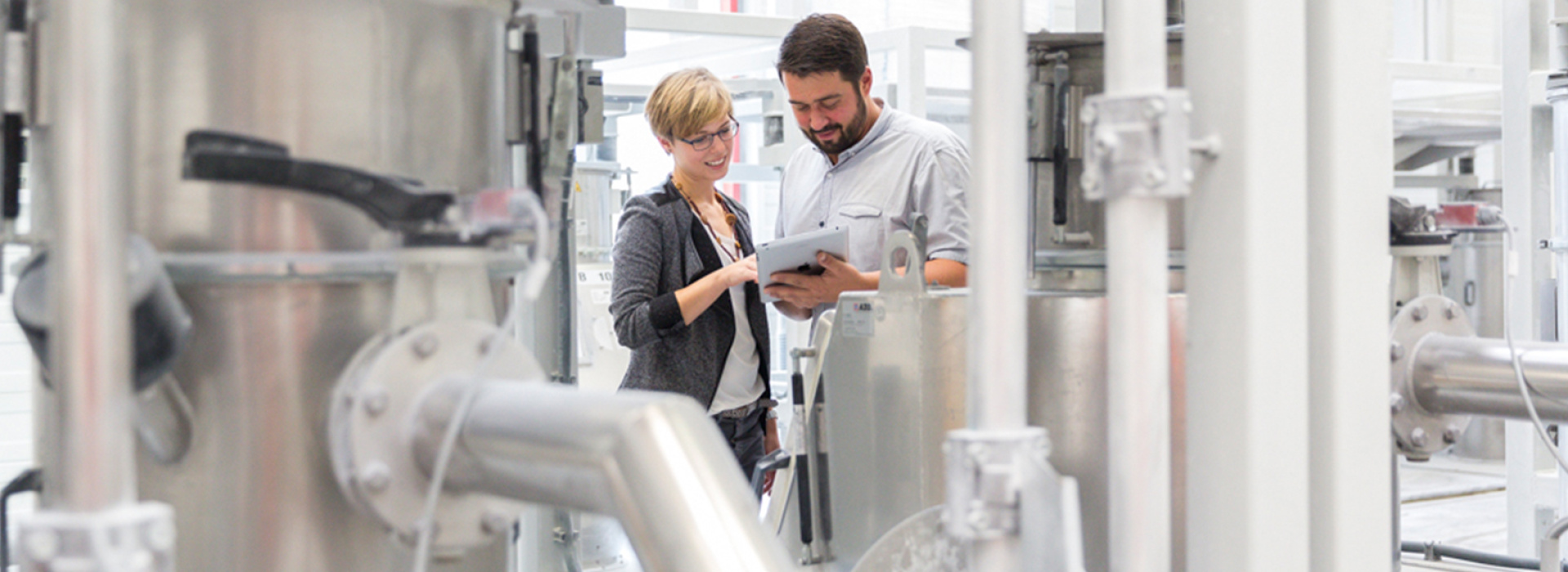coworkers looking for download brochure
